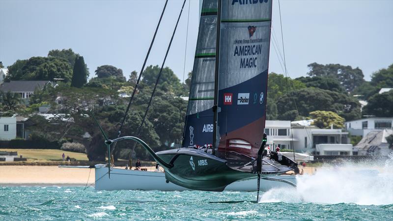 American Magic - Patriot - Waitemata Harbour - January 29,2021 - 36th America's Cup - photo © Richard Gladwell / Sail-World.com