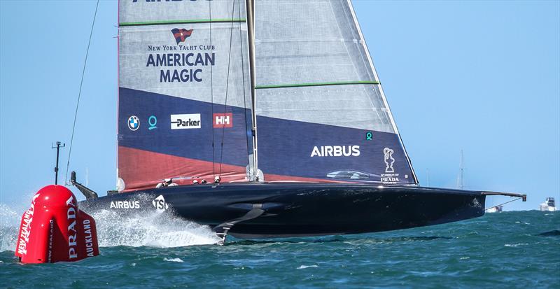 American Magic - Patriot - Waitemata Harbour - January 30,20 2021- 36th America's Cup photo copyright Richard Gladwell / Sail-World.com taken at Royal New Zealand Yacht Squadron and featuring the AC75 class