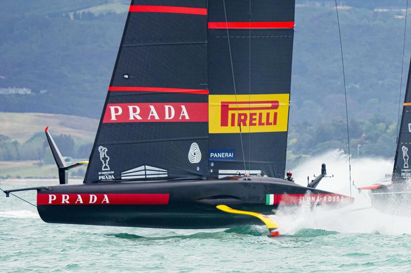 Luna Rossa Prada Pirelli goes up 4-0 on Day 2 in the Prada Cup Final photo copyright America's Cup Media taken at Royal New Zealand Yacht Squadron and featuring the AC75 class