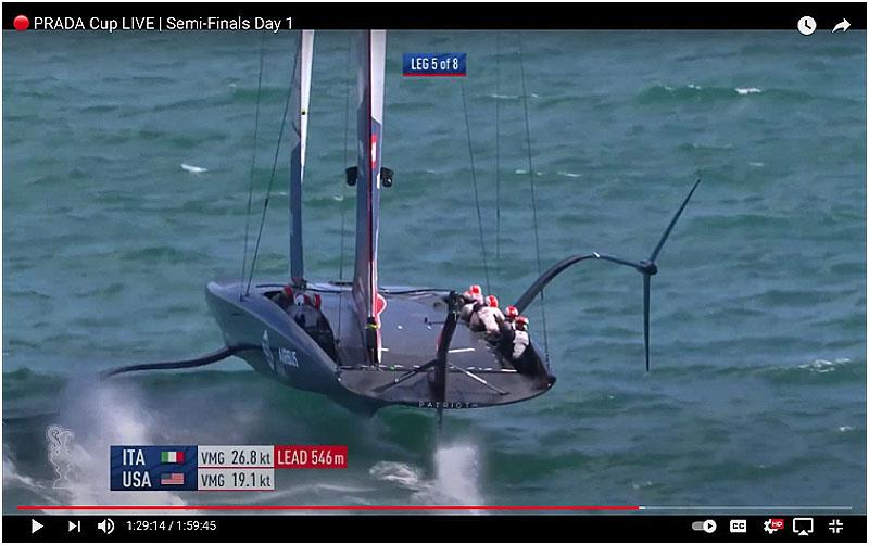 Rig and sails of American Magic Patriot - photo © Photo supplied