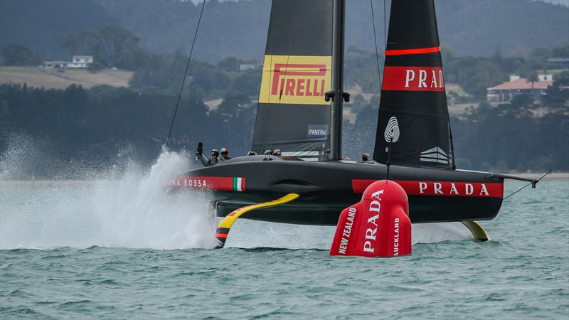 Luna Rossa - Prada Cup Finals - Day 2 - February 14, 2021 - America's Cup 36 - Course E photo copyright Richard Gladwell / Sail-World.com taken at Circolo della Vela Sicilia and featuring the AC75 class