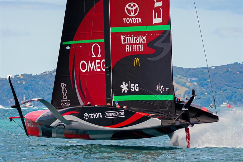 Emirates Team New Zealand has partnered with The Warehouse to make their campaign for the 36th America's Cup carbon zero photo copyright Emirates Team New Zealand taken at Royal New Zealand Yacht Squadron and featuring the AC75 class