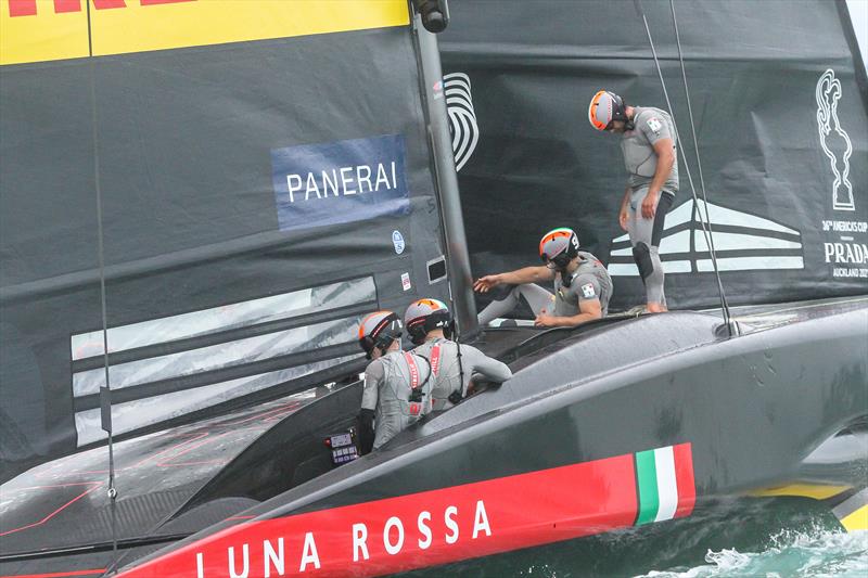 Luna Rossa Prada Pirelli - Day 2 - Prada Cup Finals  - Auckland - 36th America's Cup photo copyright Richard Gladwell / Sail-World.com taken at Royal New Zealand Yacht Squadron and featuring the AC75 class