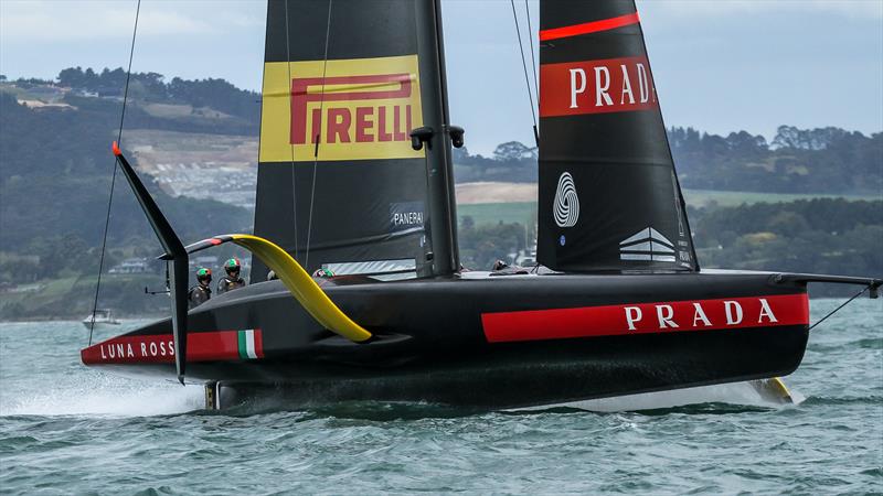 Luna Rossa - America's Cup - Day 1 - March 10, 2021, Course E photo copyright Richard Gladwell Sail-World.com / nz taken at Royal New Zealand Yacht Squadron and featuring the AC75 class