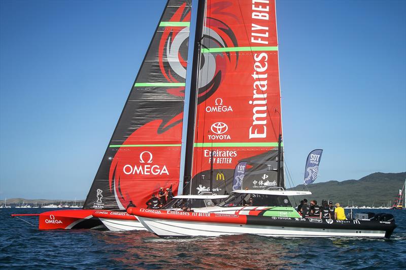 Emirates Team NZ - America's Cup - Day 3 - March 13, , Course A - photo © Richard Gladwell / Sail-World.com