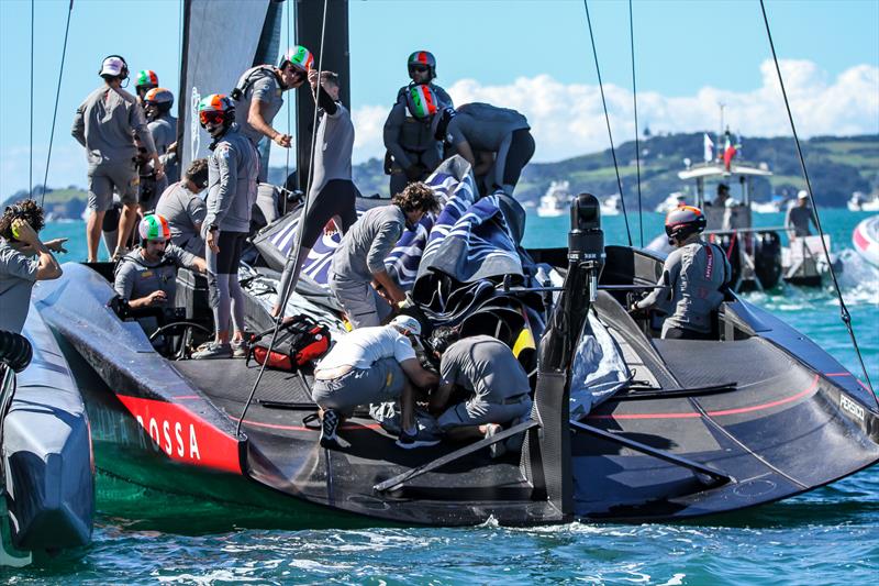 Luna Rossa - America's Cup - Day 2 - March 12, , Course E - photo © Richard Gladwell / Sail-World.com