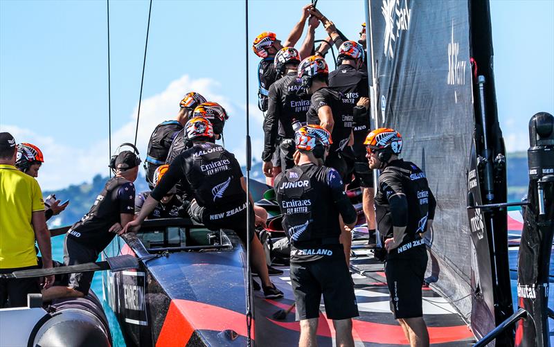 Emirates Team NZ - America's Cup - Day 2 - March 12, , Course E - photo © Richard Gladwell / Sail-World.com