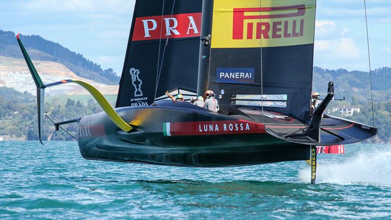 Luna Rossa - America's Cup - Day 2 - March 12, , Course E - photo © Richard Gladwell / Sail-World.com