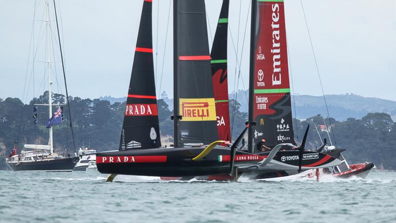 Luna Rossa - America's Cup - Day 6 - March 16, 2021 , Course C photo copyright Richard Gladwell / Sail-World.com taken at Royal New Zealand Yacht Squadron and featuring the AC75 class