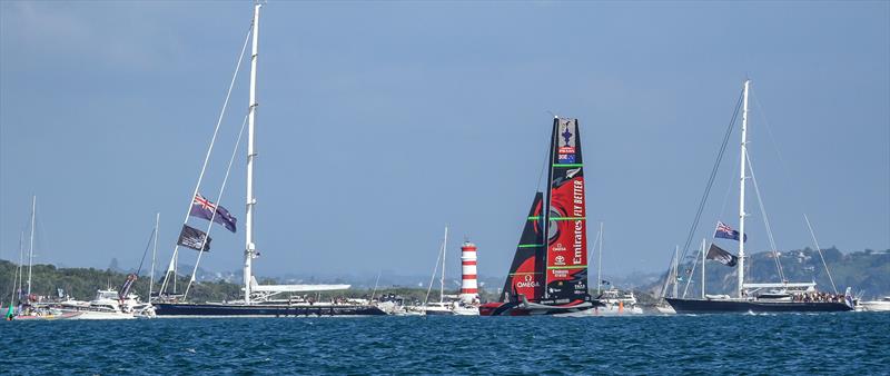 Sailing to victory Emirates Team NZ - America's Cup - Day 7 - March 17, 2021, Course A - photo © Richard Gladwell / Sail-World.com