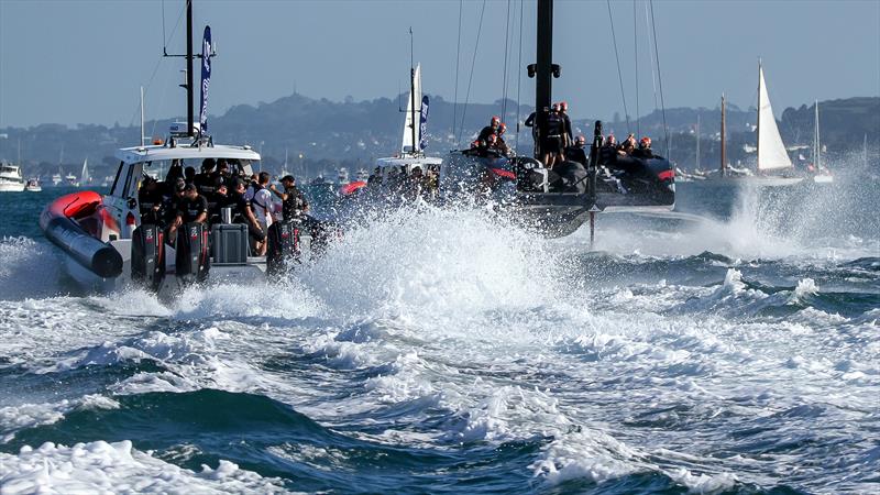 The wild ride home - Emirates Team NZ - America's Cup - Day 7 - March 17, 2021 - photo © Richard Gladwell / Sail-World.com / nz