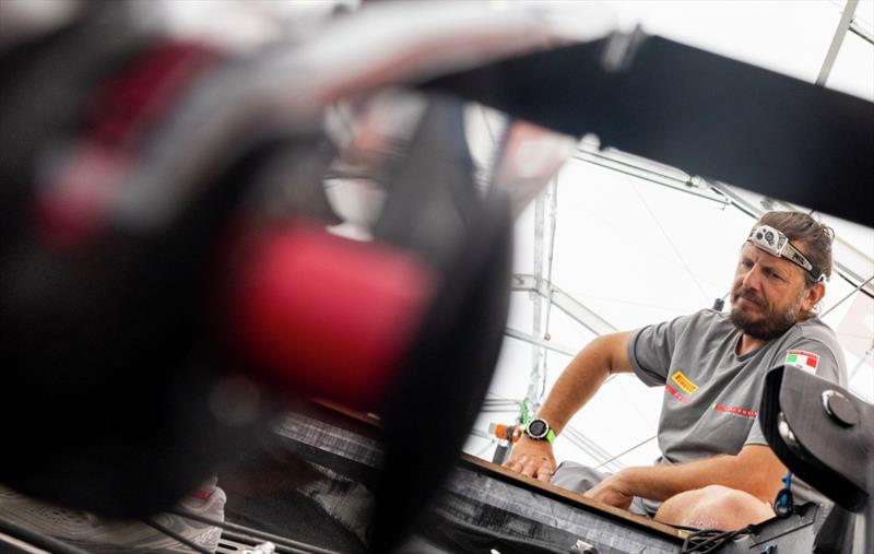 Dock Side - Electronics - Luna Rossa Prada Pirelli Team - December 2020 photo copyright Giulio Testa taken at Circolo della Vela Sicilia and featuring the AC75 class