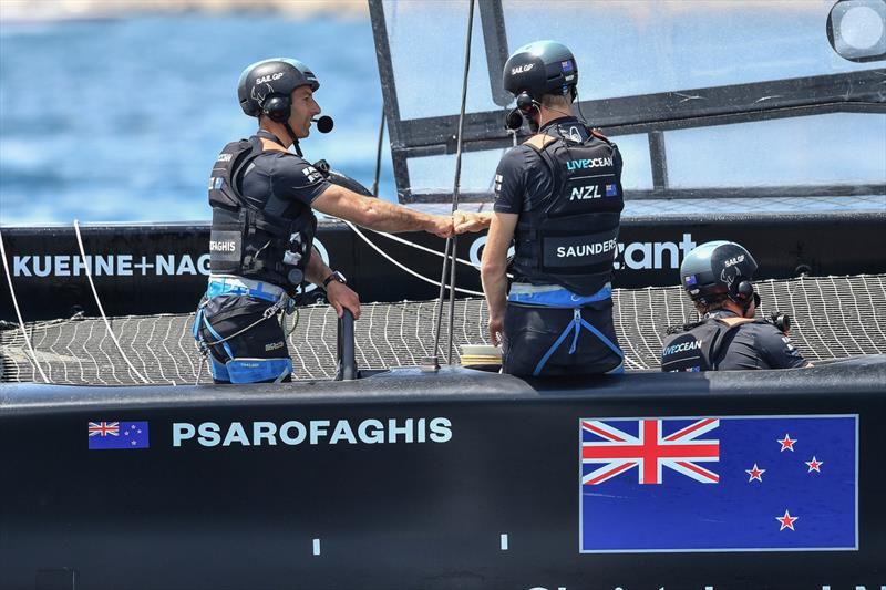 Alinghi GC32 sailor Arnaud Psarofaghis - NZSailGP team - Taranto, Italy, 06 June . Photo: Ricardo Pinto for SailGP.  - photo © Ricardo Pinto/SailGP