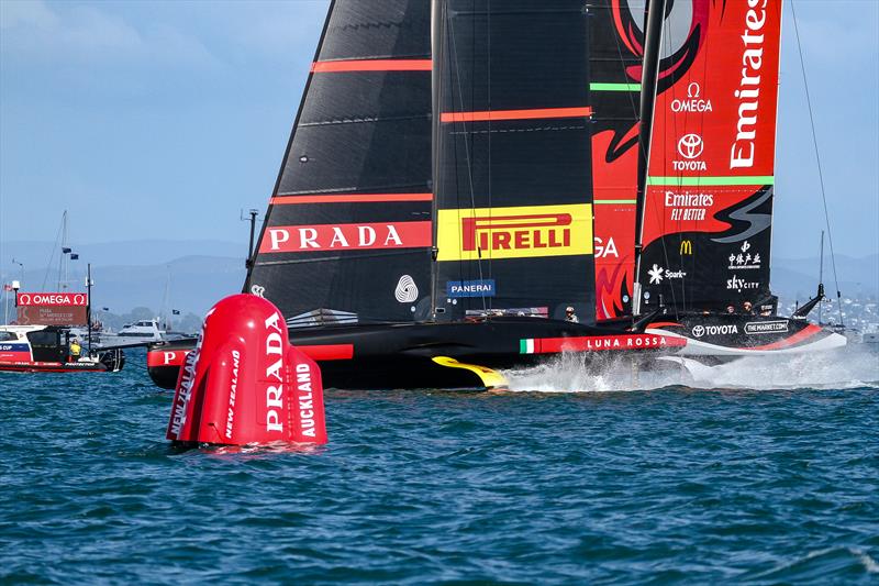 Emirates Team NZ and Luna Rossa - Start -America's Cup - Day 7 - March 17, 2021, Course A photo copyright Richard Gladwell / Sail-World.com / nz taken at Royal New Zealand Yacht Squadron and featuring the AC75 class