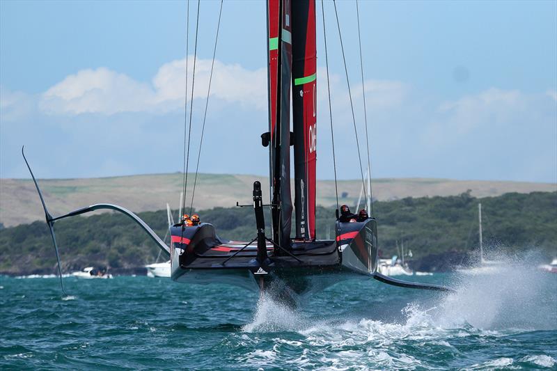The AC40 will borrow heavily from Te Rehutai's hull shape to help light weather lift-off and foiling. - photo © Richard Gladwell / Sail-World.com / nz