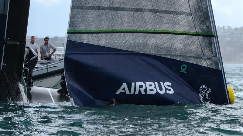 American Magic - Round Robin 2- Race - 3 Prada Cup - Course A- January 17, 2021 photo copyright Richard Gladwell - Sail-World.com/nz taken at Royal New Zealand Yacht Squadron and featuring the AC75 class