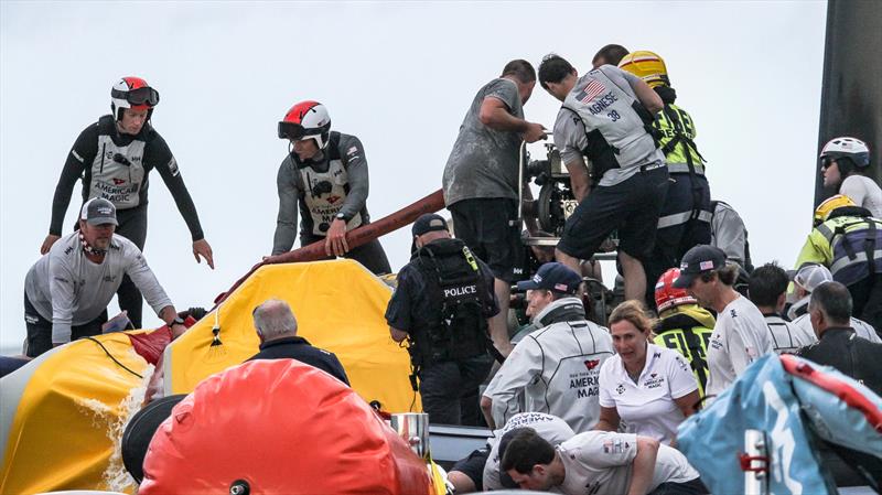 American Magic - Round Robin 2- Race - 3 Prada Cup - Course A- January 17, 2021 - photo © Richard Gladwell - Sail-World.com/nz