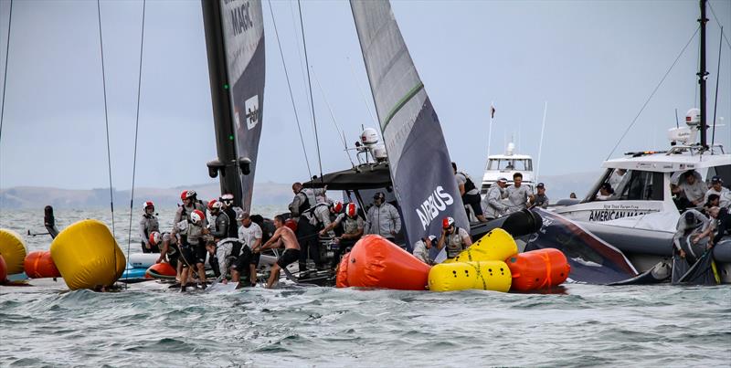 American Magic - Round Robin 2- Race - 3 Prada Cup - Course A- January 17, 2021 photo copyright Richard Gladwell - Sail-World.com/nz taken at Royal New Zealand Yacht Squadron and featuring the AC75 class