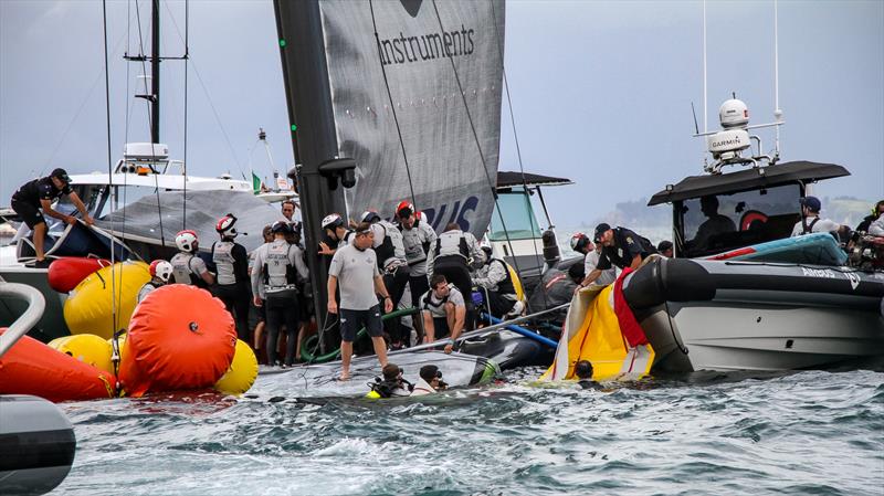 American Magic - Round Robin 2- Race - 3 Prada Cup - Course A- January 17, 2021 photo copyright Richard Gladwell - Sail-World.com/nz taken at Royal New Zealand Yacht Squadron and featuring the AC75 class