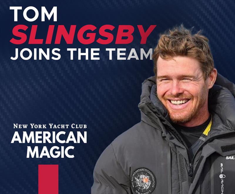 Tom Slingsby joins New York Yacht Club American Magic - photo © NYYC