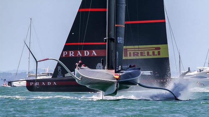 Too early for Britannia II to become a museum piece after less than 20 races? photo copyright Richard Gladwell/Sail-World.com / nz taken at Royal New Zealand Yacht Squadron and featuring the AC75 class