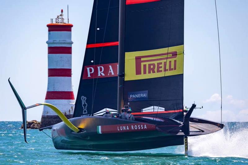 Luna Rossa training in Auckland ahead of the Prada Cup in December 2020 photo copyright Carlo Borlenghi / Luna Rossa taken at Circolo della Vela Sicilia and featuring the AC75 class