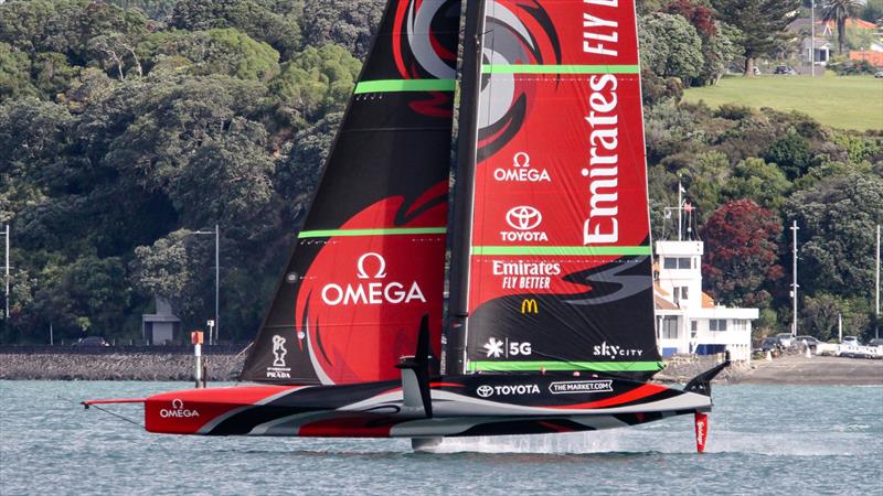 Te Rehutai, Emirates Team New Zealand - October 05, 2020 - Waitemata Harbour - America's Cup 36 - photo © Richard Gladwell, Sail-World.com / nz