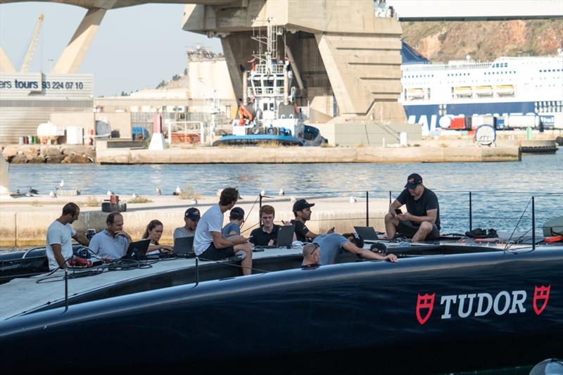 Recon images - Alinghi Red Bull Racing - America's Cup - Barcelona2024 - August 15, 2022 photo copyright Alex Carabi / America's Cup taken at Royal New Zealand Yacht Squadron and featuring the AC75 class