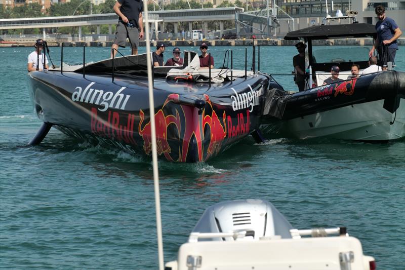 Recon images - Alinghi Red Bull Racing - America's Cup - Barcelona2024 - August 15, 2022 photo copyright Alex Carabi / America's Cup taken at Royal New Zealand Yacht Squadron and featuring the AC75 class