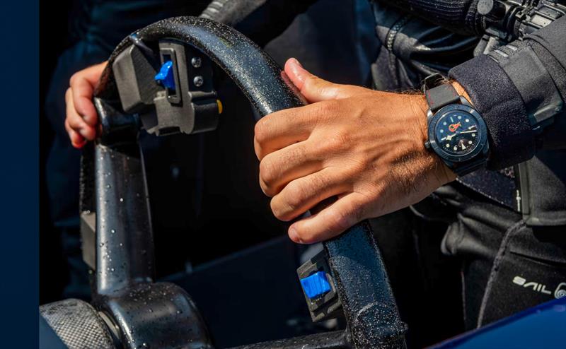 Alinghi Red Bull Racing wheel controls - First sailing day - August 31, 2022 - Barcelona - photo © Alinghi RBR