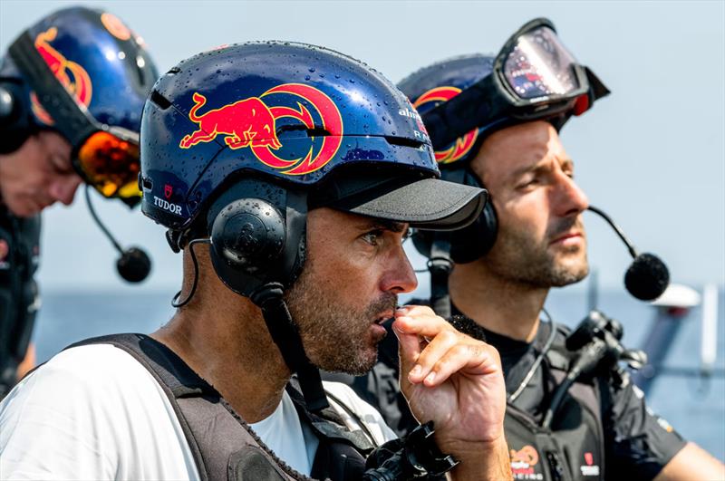 Alinghi Red Bull Racing - chase boat crew - First sailing day - August 31, 2022 - Barcelona - photo © Alinghi RBR