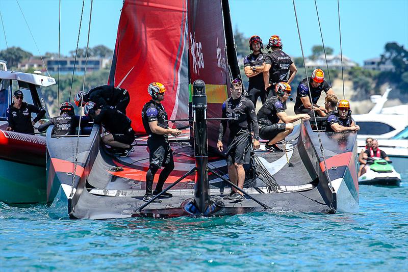 Emirates Team New Zealand - Te Rehutai - First sail photo copyright Richard Gladwell - Sail-World.com/nz taken at Royal New Zealand Yacht Squadron and featuring the AC75 class