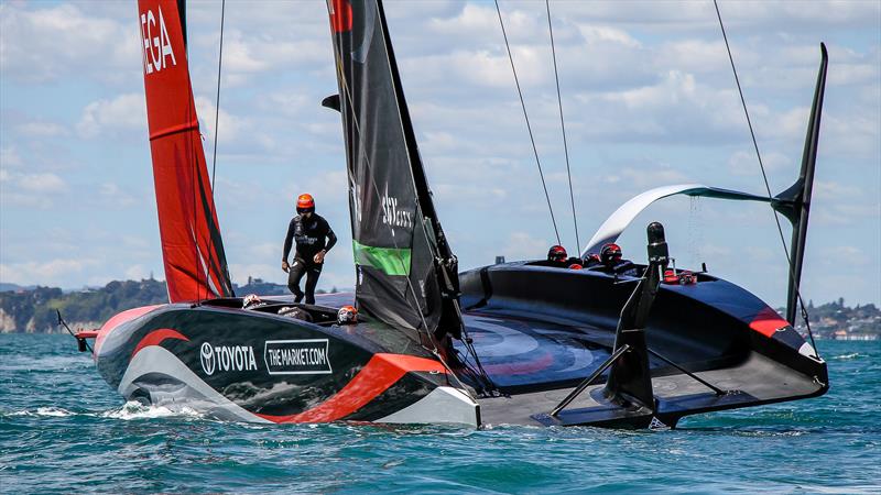 Emirates Team New Zealand - Te Rehutai - First sail photo copyright Richard Gladwell - Sail-World.com/nz taken at Royal New Zealand Yacht Squadron and featuring the AC75 class