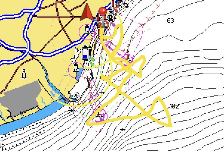 Alinghi Red Bull Racing - sailing track - Barcelona - September 30, 2022 - photo © AC37 Joint Recon