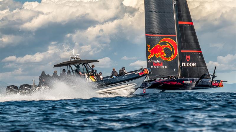 Alingi Red Bull Racing - Barcelona - September 30, 2022 - photo © America's Cup/Alex Carabi