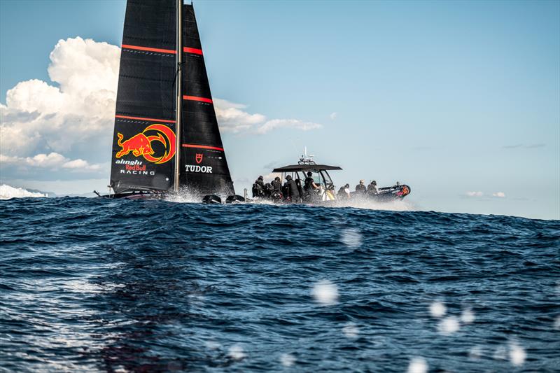 Alingi Red Bull Racing - Barcelona - September 30, 2022 - photo © America's Cup/Alex Carabi