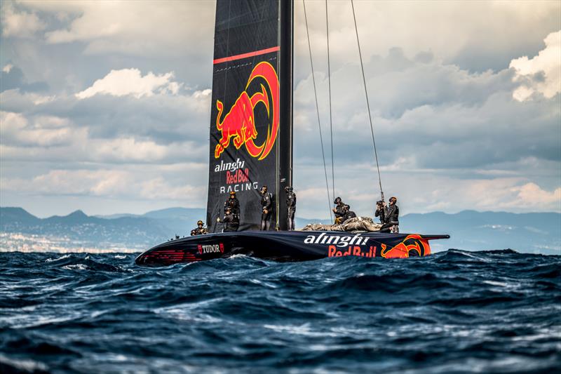 Alingi Red Bull Racing - Barcelona - September 30, 2022 - photo © America's Cup/Alex Carabi