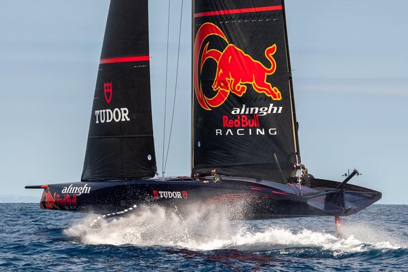 Alinghi Red Bull Racing training off Barcelona - September 2022 photo copyright Alinghi Red Bull Racing taken at Société Nautique de Genève and featuring the AC75 class