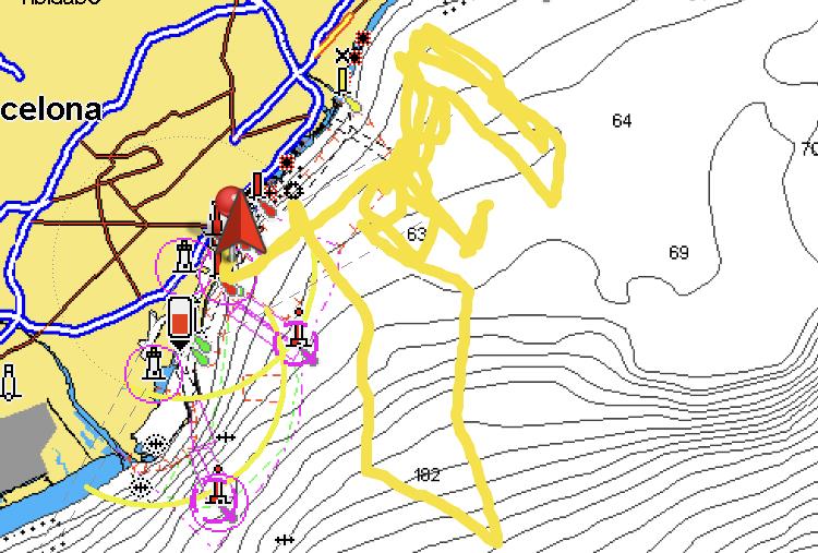 Alinghi RBR - GPS Track - Barcelona - October 17, 2022 - photo © AC37 Joint Recon