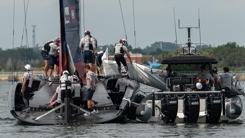 NYYC American Magic - Pensacola, FL October 17, 2022 photo copyright Paul Todd/ America's Cup taken at New York Yacht Club and featuring the AC75 class