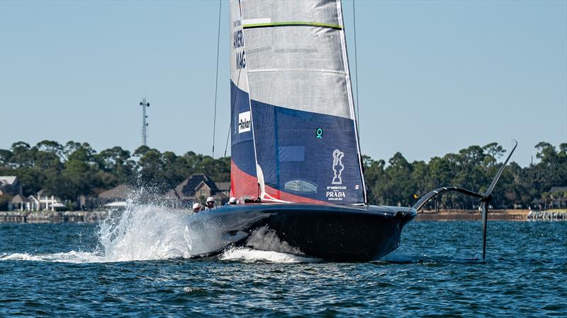  Patriot - American Magic - AC75 - October 19, 2022 - Pensacola, Fl photo copyright Paul Todd/America's Cup taken at New York Yacht Club and featuring the AC75 class