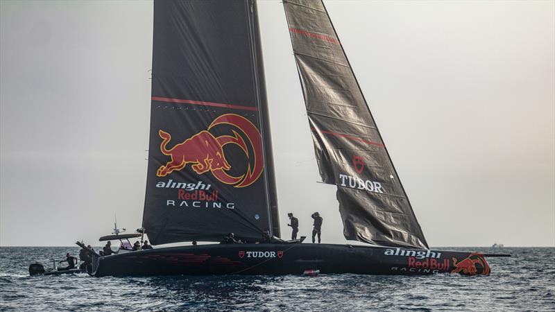  Alinghi Red Bull Racing - AC75 - October 19, 2022 - Barcelona photo copyright Alex Carabi / America's Cup taken at Société Nautique de Genève and featuring the AC75 class