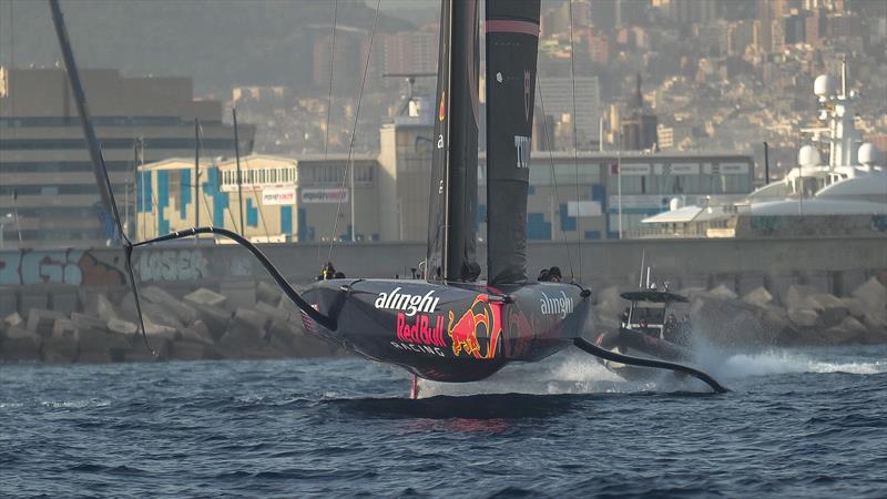  Alinghi Red Bull Racing - AC75 - October 19, 2022 - Barcelona photo copyright Alex Carabi / America's Cup taken at Société Nautique de Genève and featuring the AC75 class