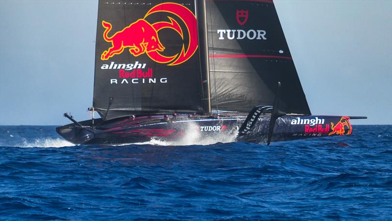 Alinghi Red Bull Racing - AC75 - October 19, 2022 - Barcelona - photo © Alex Carabi / America's Cup