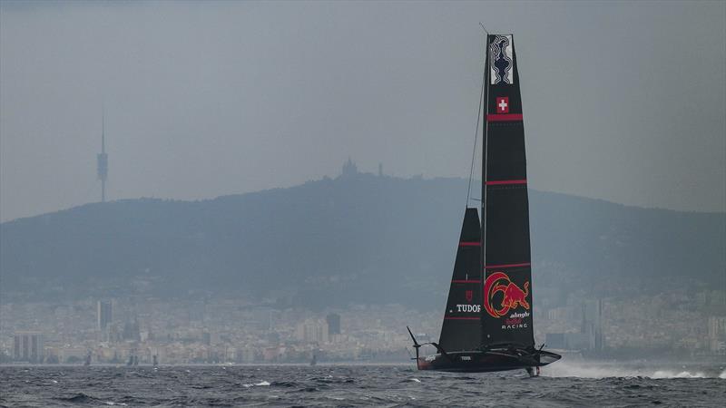 Alinghi Red Bull Racing -  AC75 - November 3, 2022 - Barcelona photo copyright Alex Carabi / America's Cup taken at Société Nautique de Genève and featuring the AC75 class