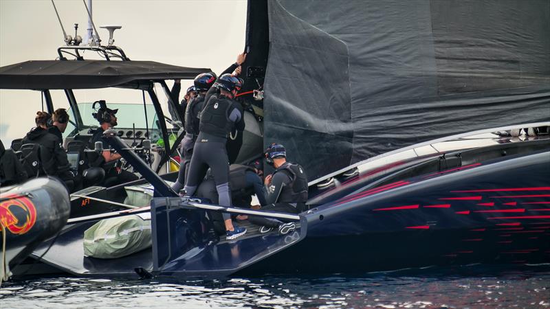 Alinghi Red Bull Racing -  AC75 - November 3, 2022 - Barcelona photo copyright Alex Carabi / America's Cup taken at Société Nautique de Genève and featuring the AC75 class