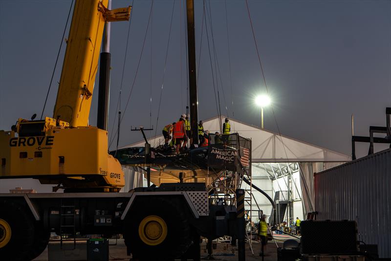 American Magic's Patriot -  AC75 - November 3, 2022 - Pensacola, Fl - photo © Paul Todd/America's Cup