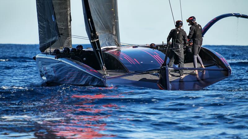 Alinghi Red Bull Racing -  AC75 - November 4 , 2022 - Barcelona photo copyright Alex Carabi / America's Cup taken at New York Yacht Club and featuring the AC75 class