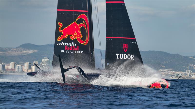 Alinghi Red Bull Racing - AC75 - November 8, 2022 - Barcelona - photo © Alex Carabi / America's Cup