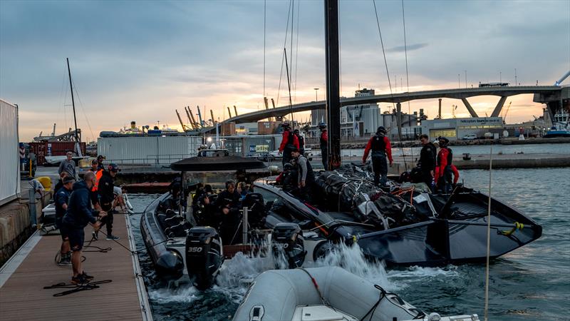 Alinghi Red Bull Racing - AC75 - November 9, 2022 - Barcelona - photo © Alex Carabi / America's Cup